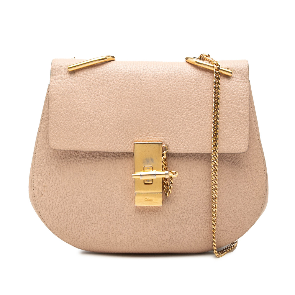 Pre-Loved Chloé Small Leather Drew Crossbody
